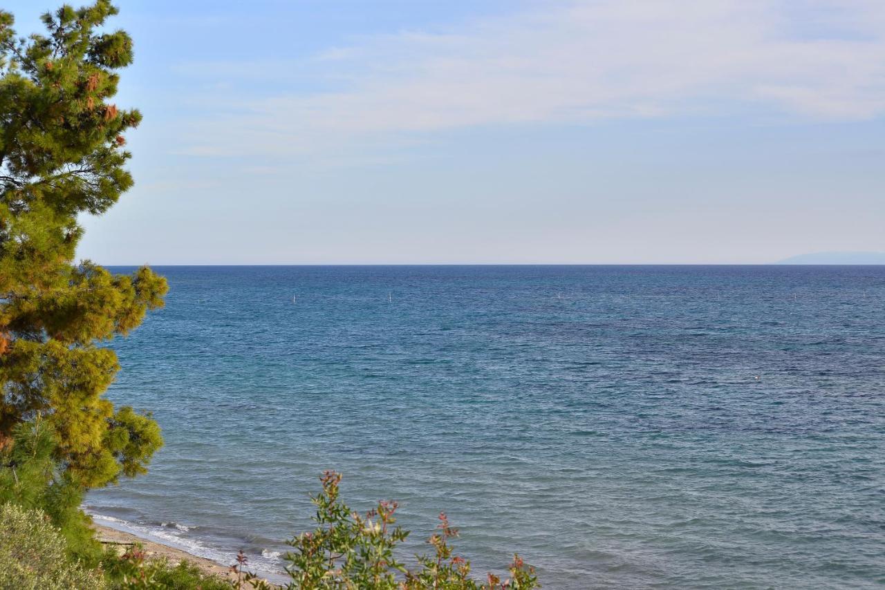 Summerday Villa Private Beach Nea Iraklia Esterno foto